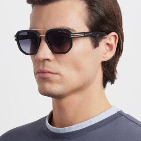 🕶️ New Marc Jacobs MARC588/S 0900HA Sunglasses -Crystal Frame, Brown Lenses - Picture 3 of 11